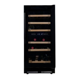 Vinata Premium Wijnklimaatkast Vrijstaand en onderbouw - Zwart - Wijnkoelkast 32 flessen - Wijnkast glazen deur