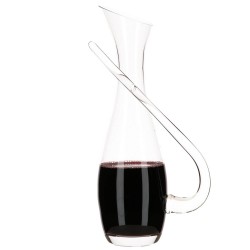 Vinata Decanter Lazio - 1.2 Liter - Karaf kristal - Wijn decanteerder - Handgemaakte wijn beluchter