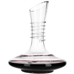 Vinata Decanter Milano - 1.8 Liter - Karaf kristal - Wijn decanteerder - Handgemaakte wijn beluchter